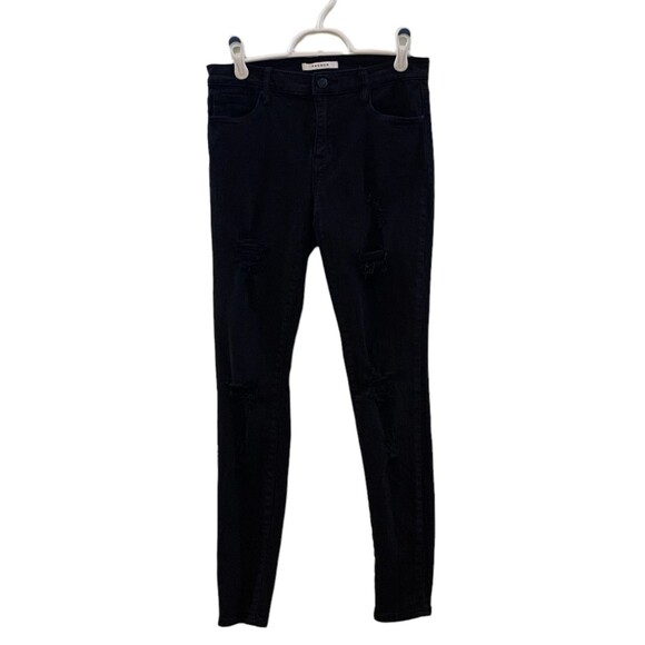 PacSun Distressed Perfect Fit Jeggings Black Size 26 - Picture 3 of 7
